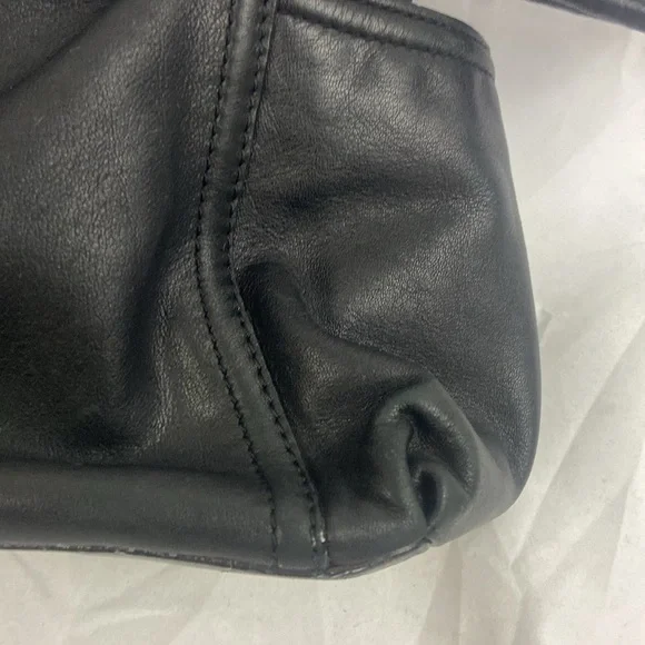 Kate Spade New York Black Leather Purse Hand Bag - Picture 7 of 14